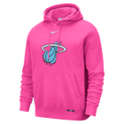 Miami Heat City Edition Men's Nike Club Hoodie 'Laser Fuchsia'