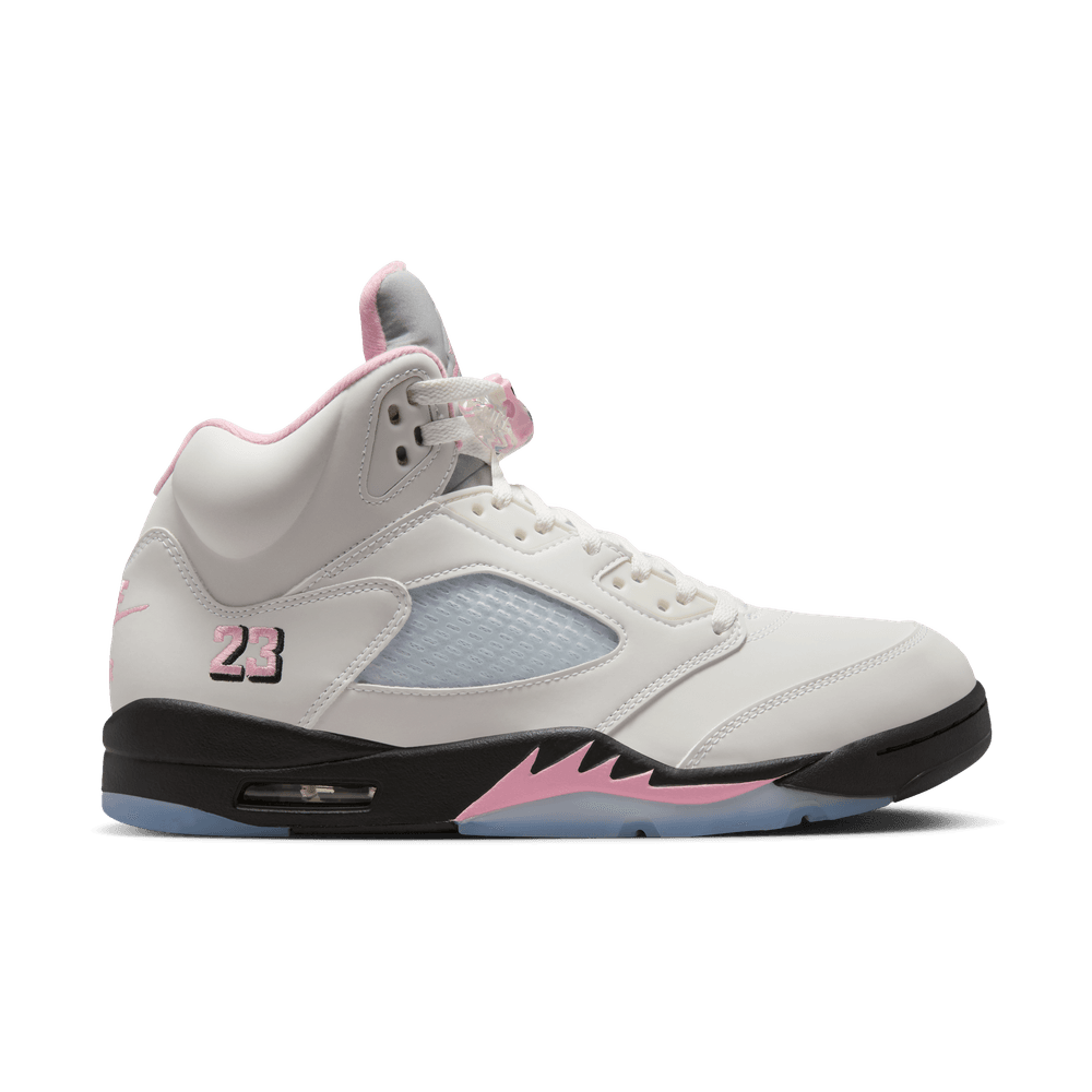 Air Jordan 5 Retro Men's Shoes 'White/Soft Pink/Black'