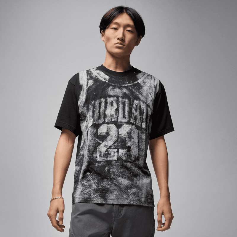 Jordan Brooklyn Men's Collegiate Graphic T-Shirt 'Black/Sail'