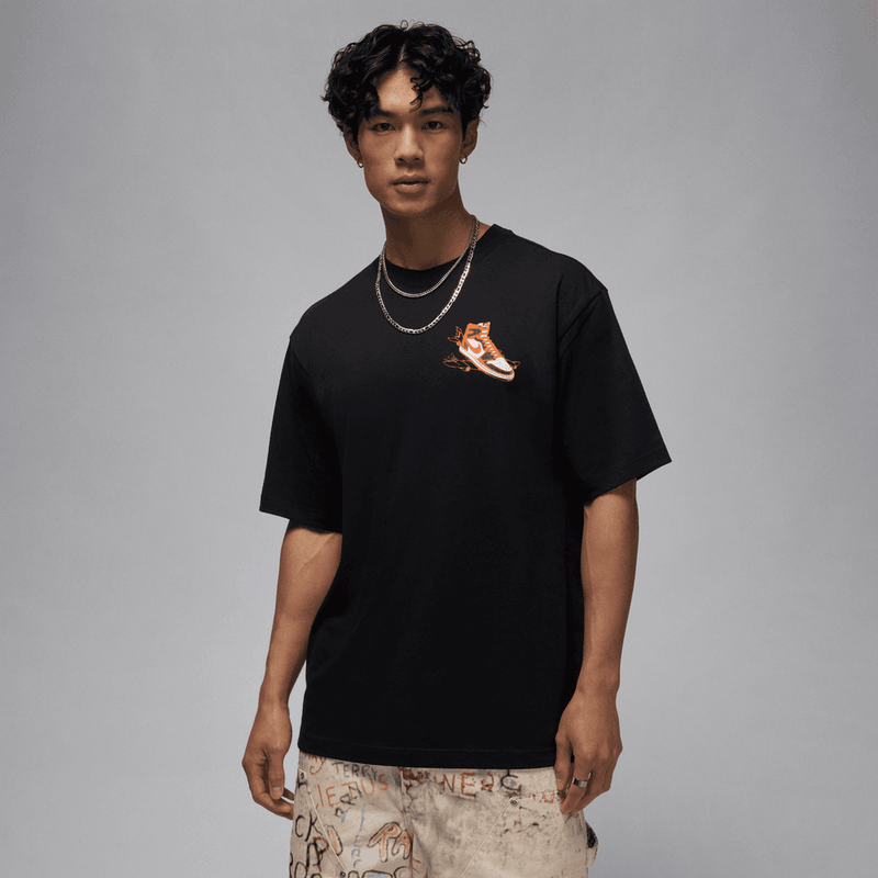 Jordan AJ1 Men's T-Shirt 'Black'