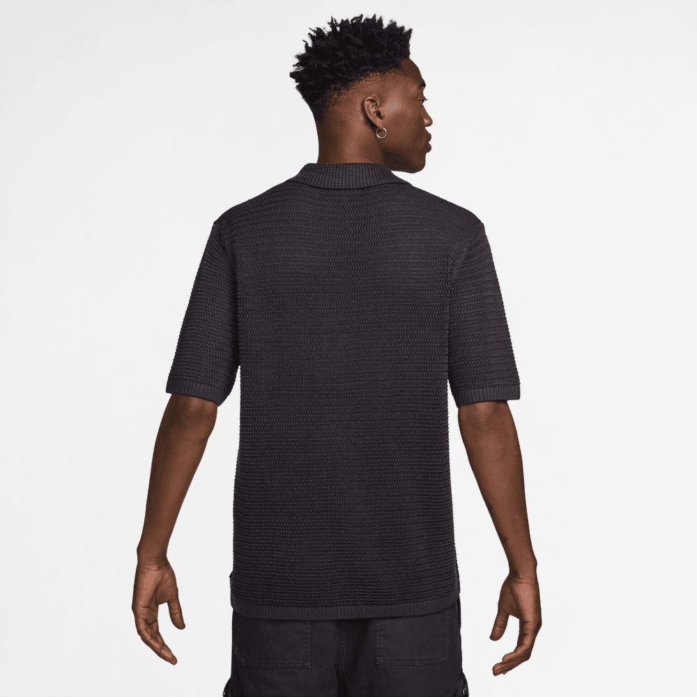 Air Jordan Men's Knit Short-Sleeve Top 'Off Noir'