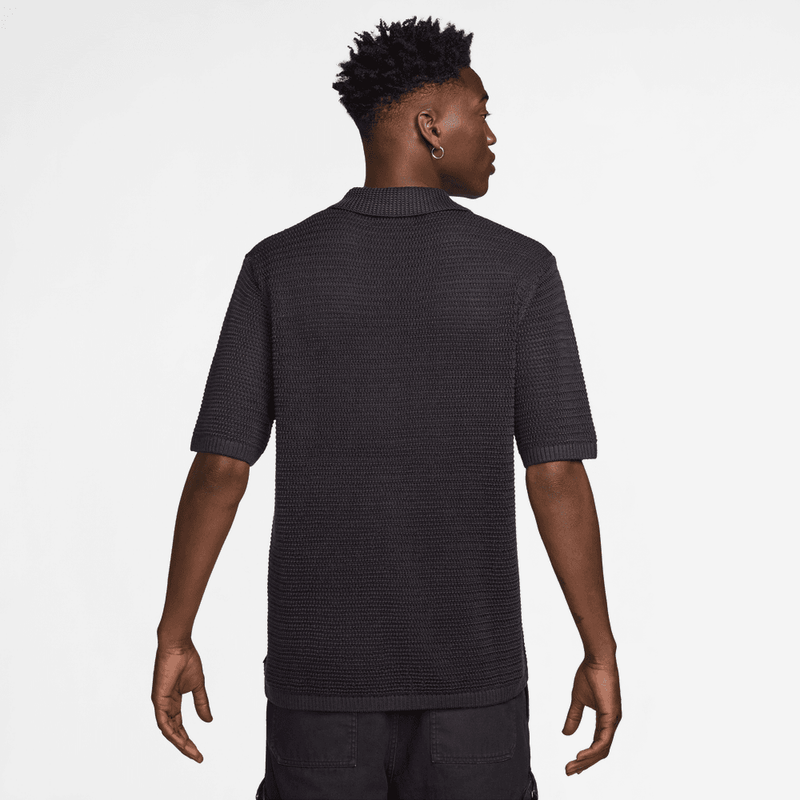 Air Jordan Men's Knit Short-Sleeve Top 'Off Noir'