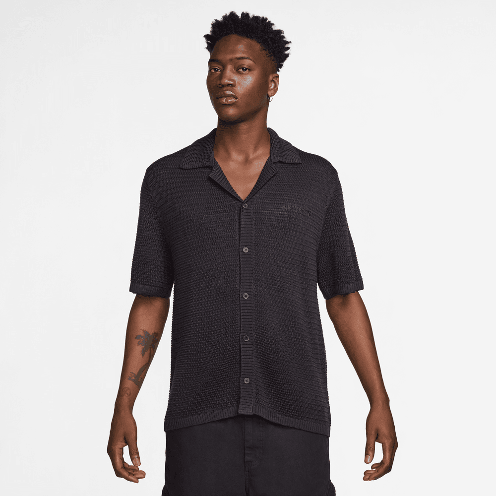 Air Jordan Men's Knit Short-Sleeve Top 'Off Noir'