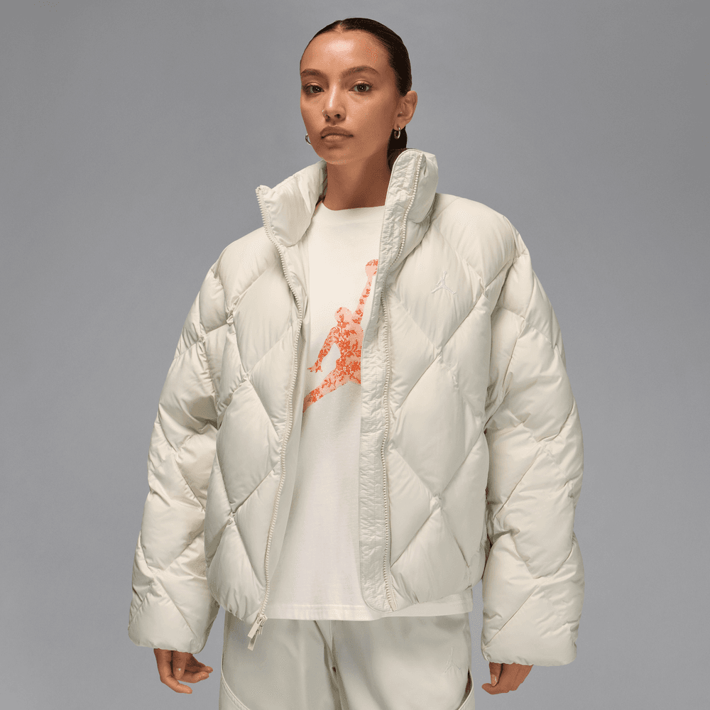 Jordan Brooklyn Women's Quilted Puffer Jacket 'Orewood'