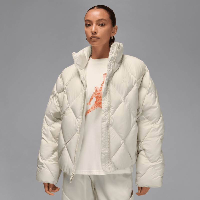 Jordan Brooklyn Women's Quilted Puffer Jacket 'Orewood'