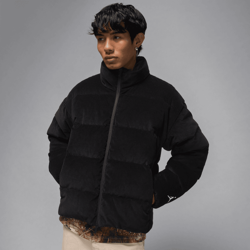 Jordan Flight Men's Down Puffer Jacket 'Black/White'