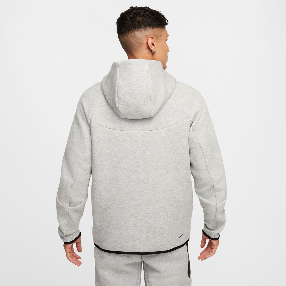 Nike Tech Men's Full-Zip Windrunner Hoodie 'Grey Heather/Black'