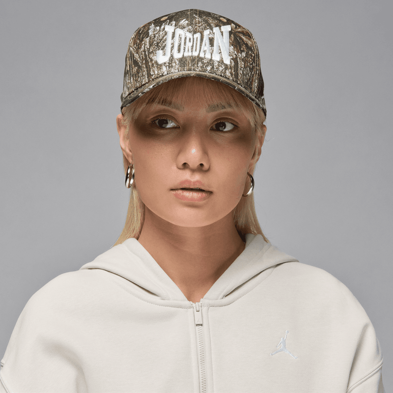 Jordan Brooklyn Rise Cap Adjustable Realtree Hat 'White/Sail'