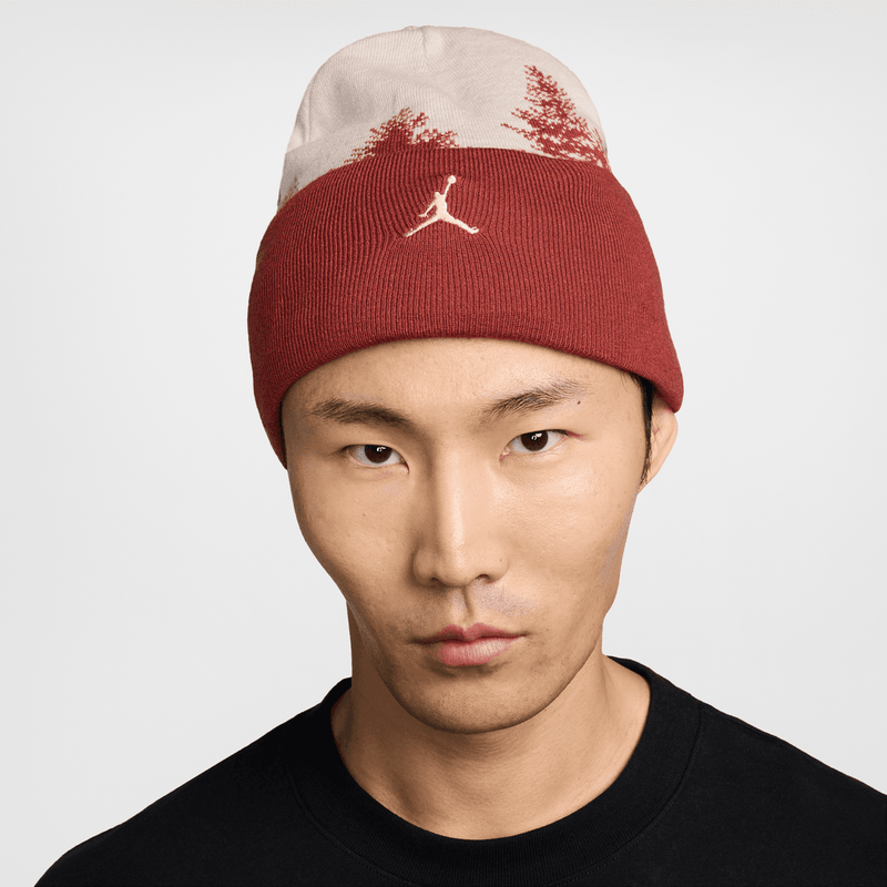 Jordan Peak Beanie 'Fossil Stone/Redstone'