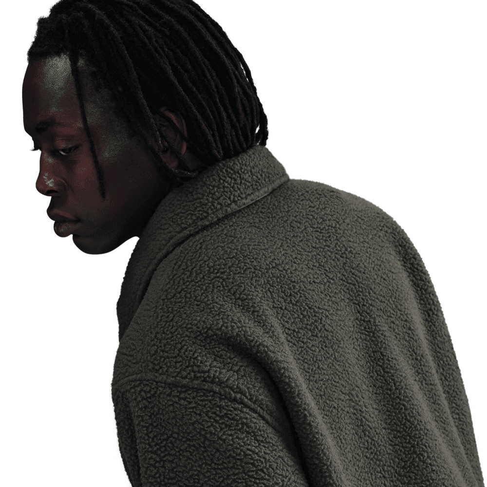 Nike Sportswear Club Men's High-Pile Fleece Coaches Jacket 'Sequoia'