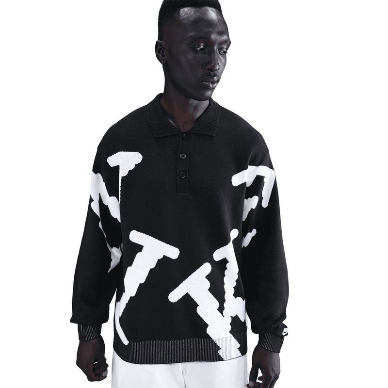 Nike Sportswear Club Men's Rugby Top 'Black/White'