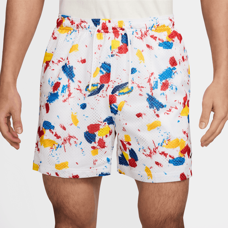 Nike Men's Dri-FIT 5" Practice Mesh Basketball Shorts 'White'