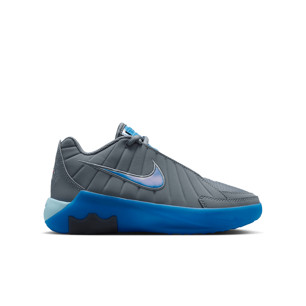 LeBron James LeBron Witness 9 Big Kids' Basketball Shoes (GS) 'Cool Grey/Blue'