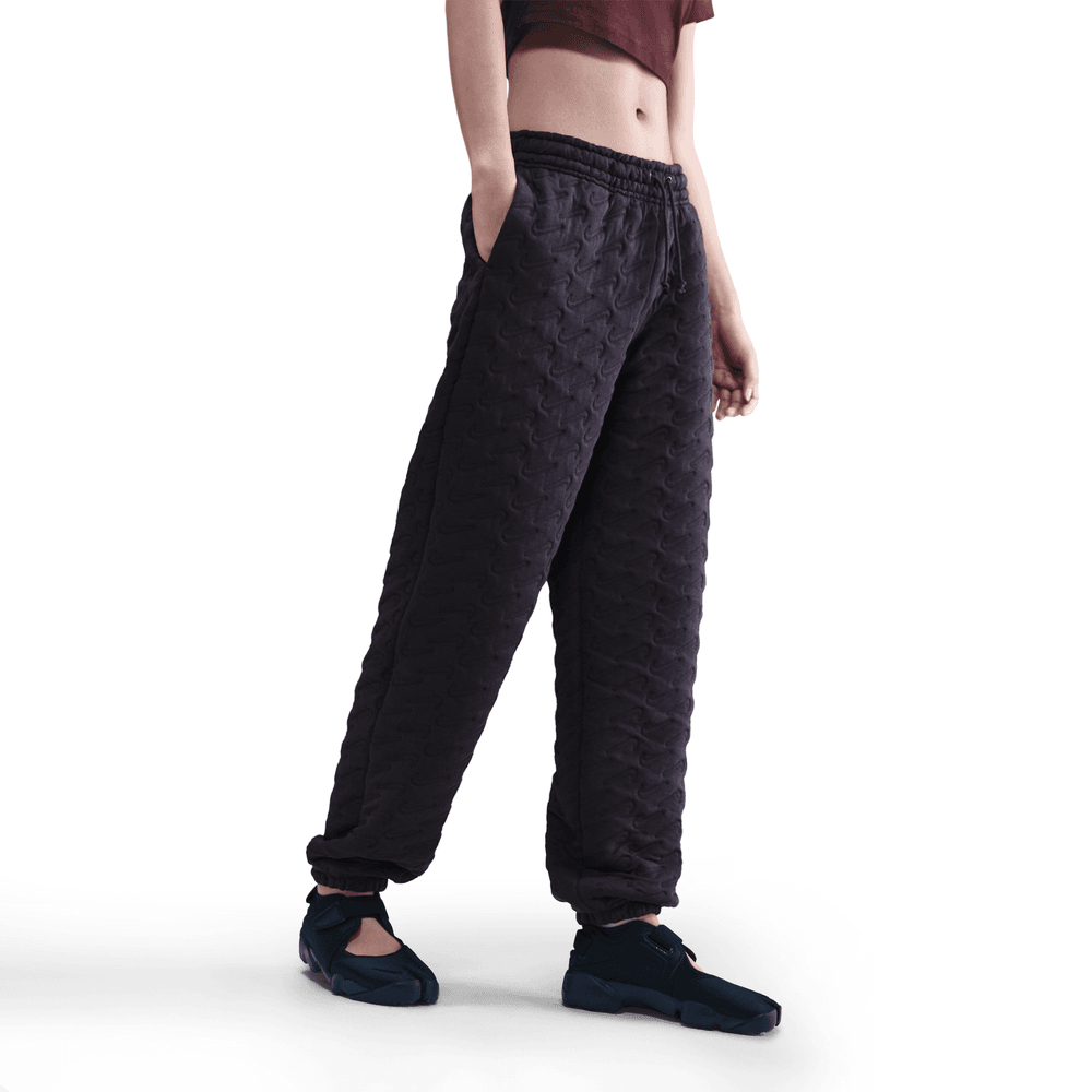 Nike Sportswear Phoenix Fleece Women's Oversized High-Waisted Jacquard Pants 'Cave Purple'