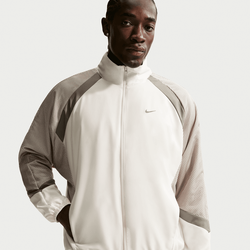 Nike Icon Men's Woven Basketball Jacket 'Sail/Cream'