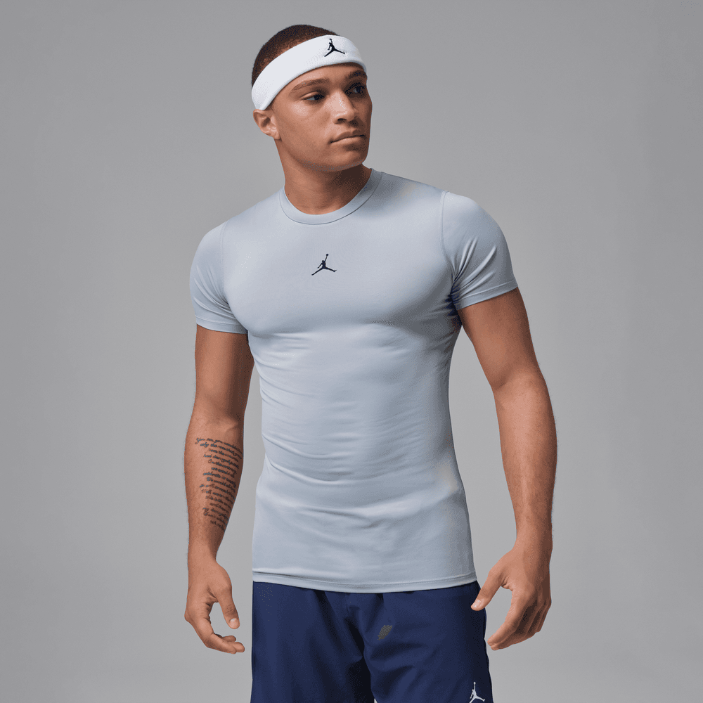 Jordan Sport Men's Dri-FIT Short-Sleeve Base Layer Top 'Wolf Grey'