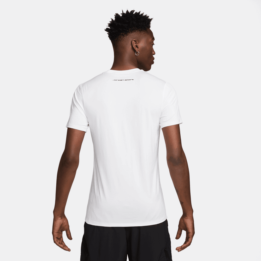 Jordan Sport Men's Dri-FIT Short-Sleeve Base Layer Top 'White'