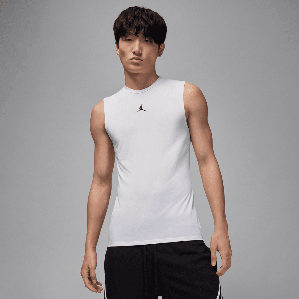 Jordan Sport Men's Dri-FIT Sleeveless Base Layer Tank 'White'