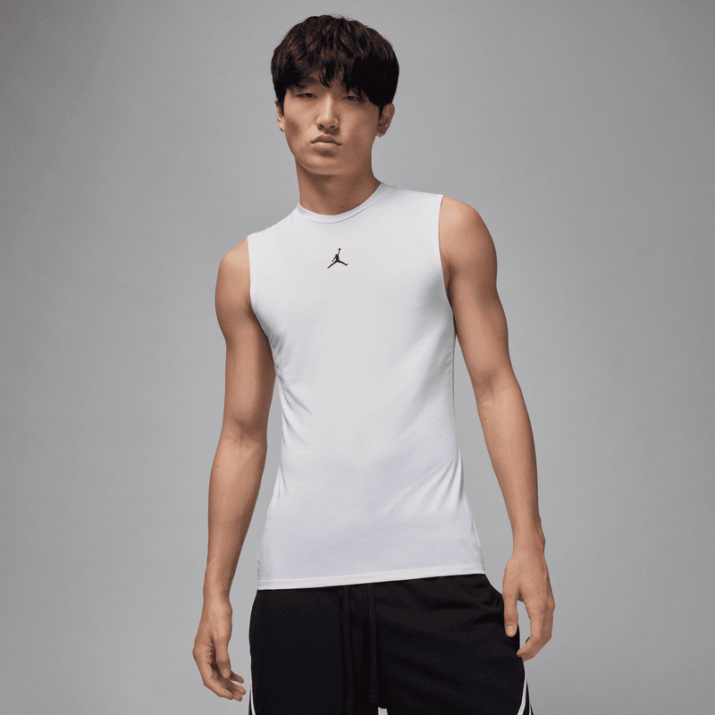 Jordan Sport Men's Dri-FIT Sleeveless Base Layer Tank 'White'