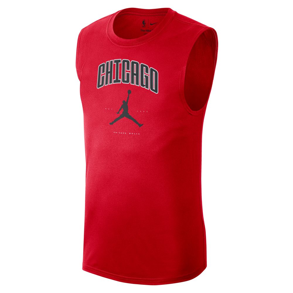 Chicago Bulls Essentials Men's Jordan NBA Sleeveless Top 'University Red'