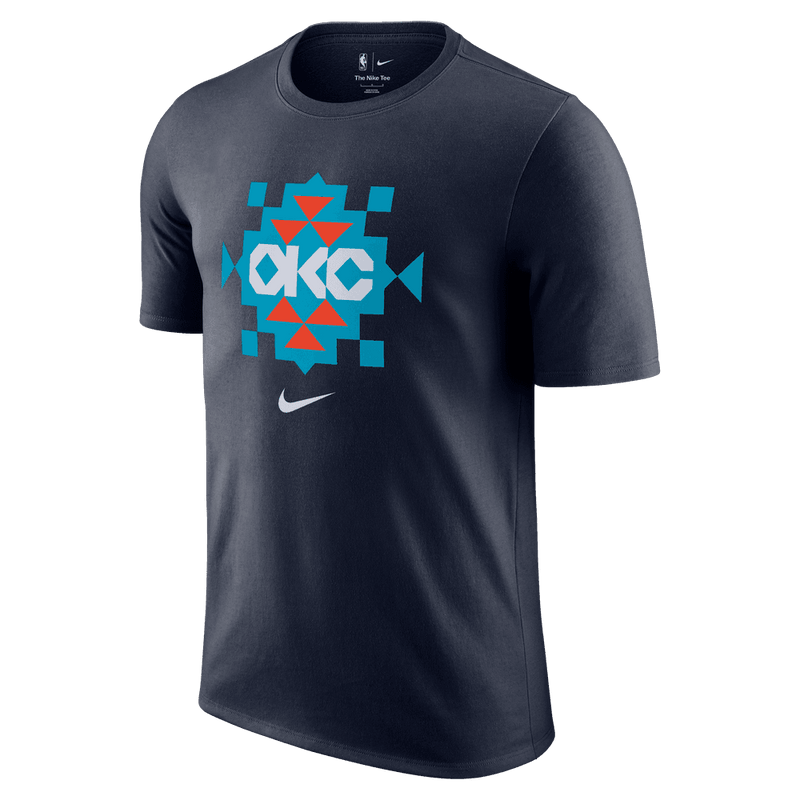 Oklahoma City Thunder Essential City Edition Men's Nike NBA T-Shirt 'Navy'