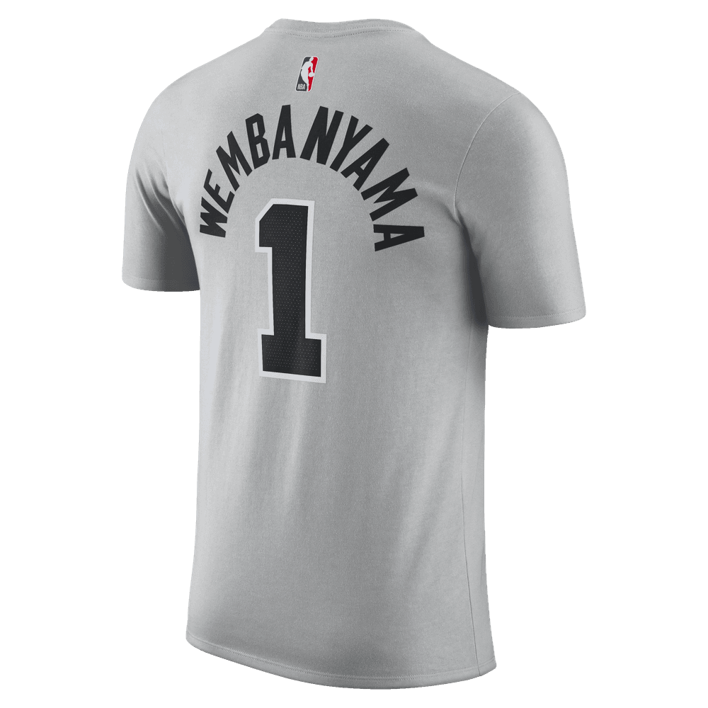 Victor Wembanyama San Antonio Spurs Essentials Men's Nike NBA Statement T-Shirt 'Silver'