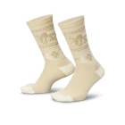 Nike Everyday Plus Cushioned Winter Wonderland Crew Socks (2 Pairs) 'Khaki/Sail'