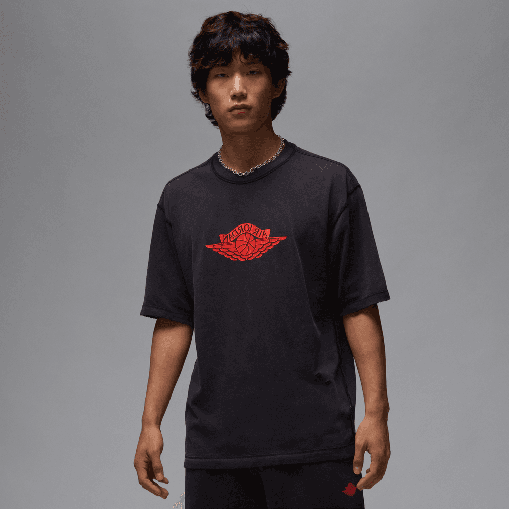 Jordan Rare Air Men's T-Shirt 'Black/Chile Red'