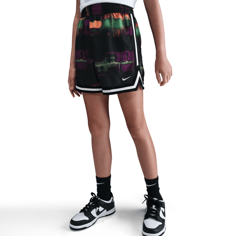 Nike DNA Big Kids' (Boys') Dri-FIT 5" Basketball Shorts 'Glitch Green/Black'