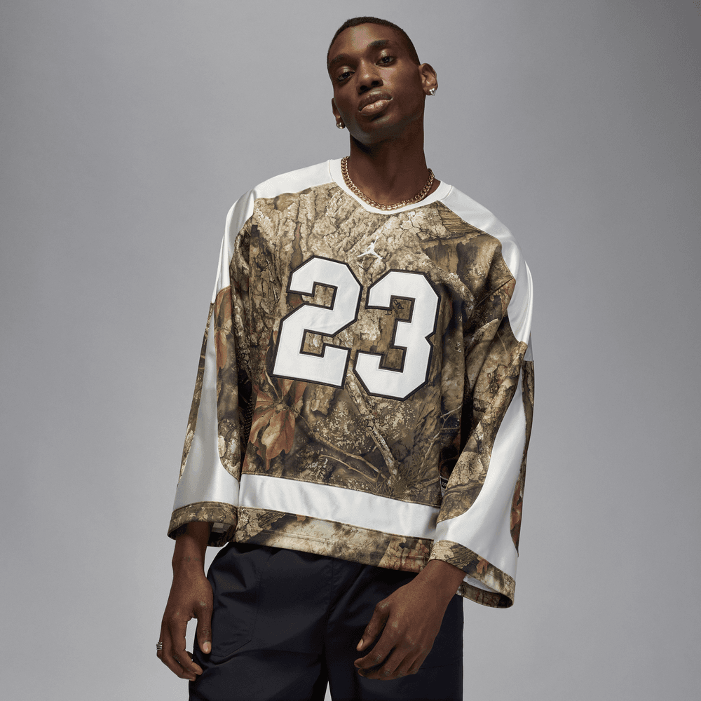 Jordan Brooklyn Men's Realtree Hockey Jersey 'Olive/Sail'