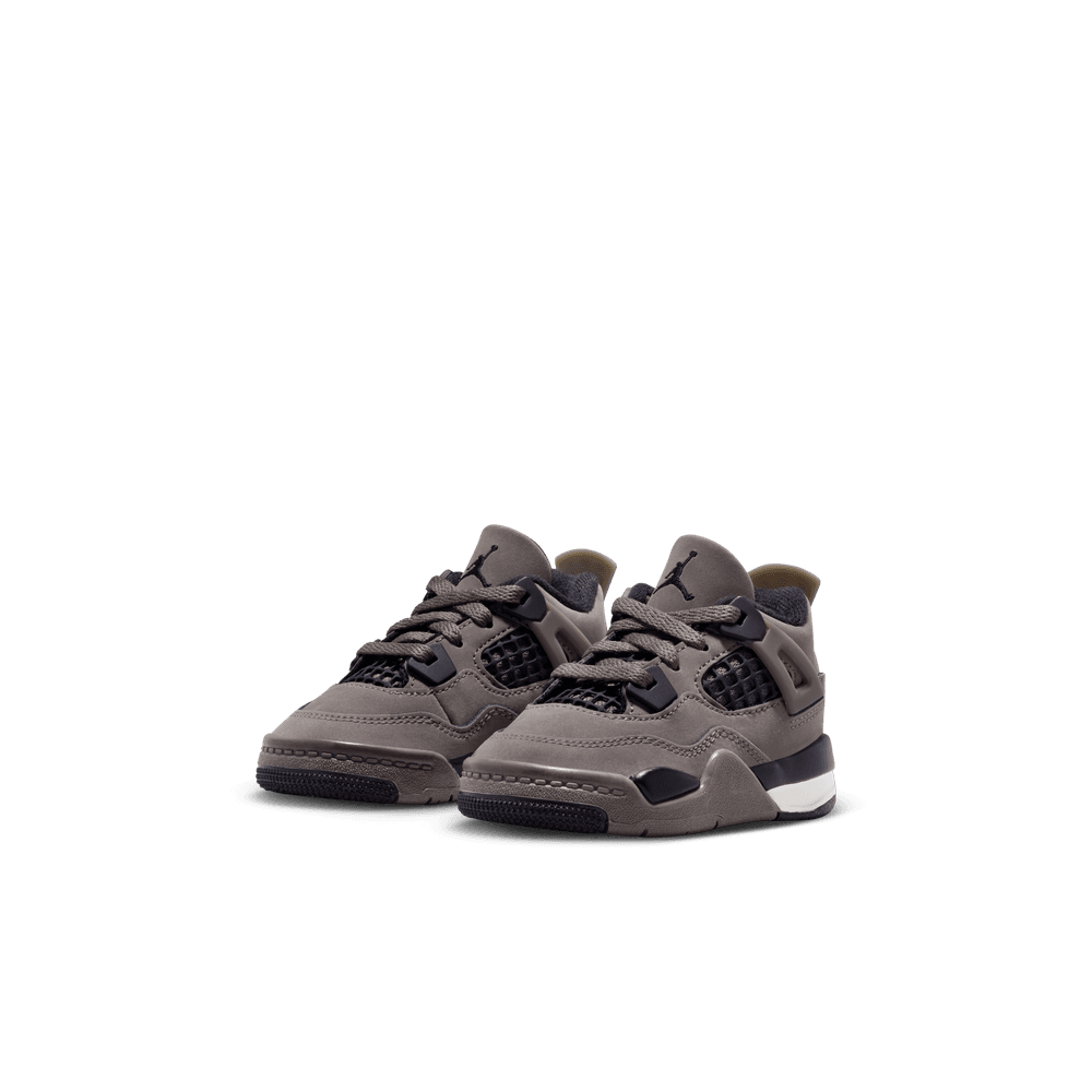 Jordan 4 Retro "Cave Stone and Black" Baby/Toddler Shoes 'Cavestone/Black/White'