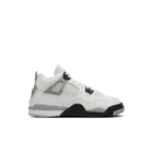 Jordan 4 Retro Little Kids' Shoes (PS) "White Cement" 'Summit White/Red/Cement Grey'