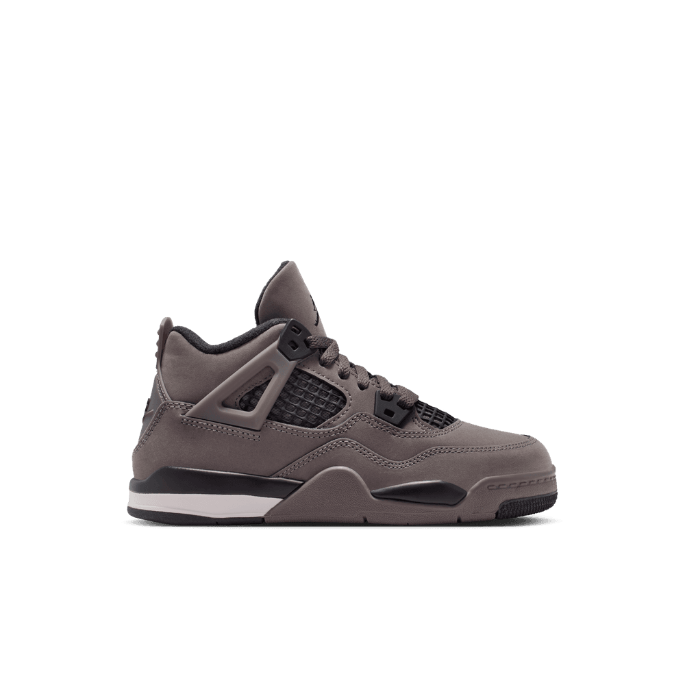Jordan 4 Retro "Cave Stone and Black" Little Kids' Shoes (PS) 'Cavestone/Black/White'