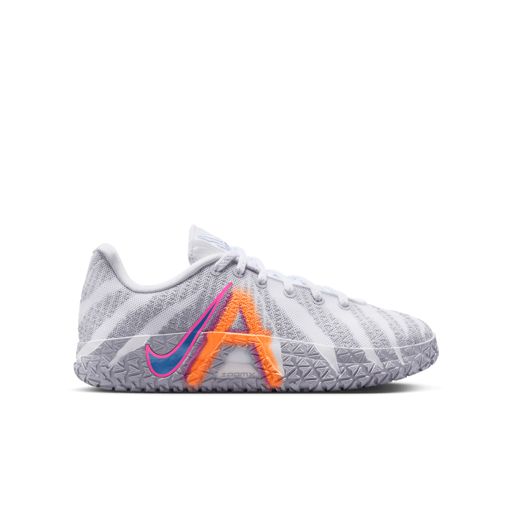 Ja Morant Ja 3 Big Kids' Basketball Shoes (GS) 'White/Blue/Dusty Cactus'