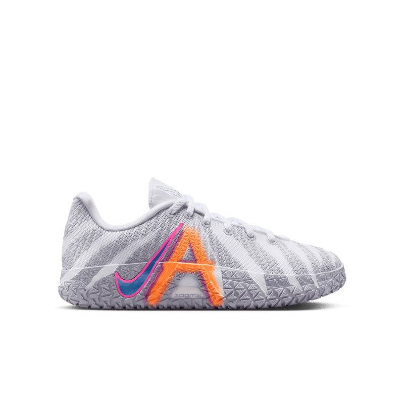 Ja Morant Ja 3 Big Kids' Basketball Shoes (GS) 'White/Blue/Dusty Cactus'