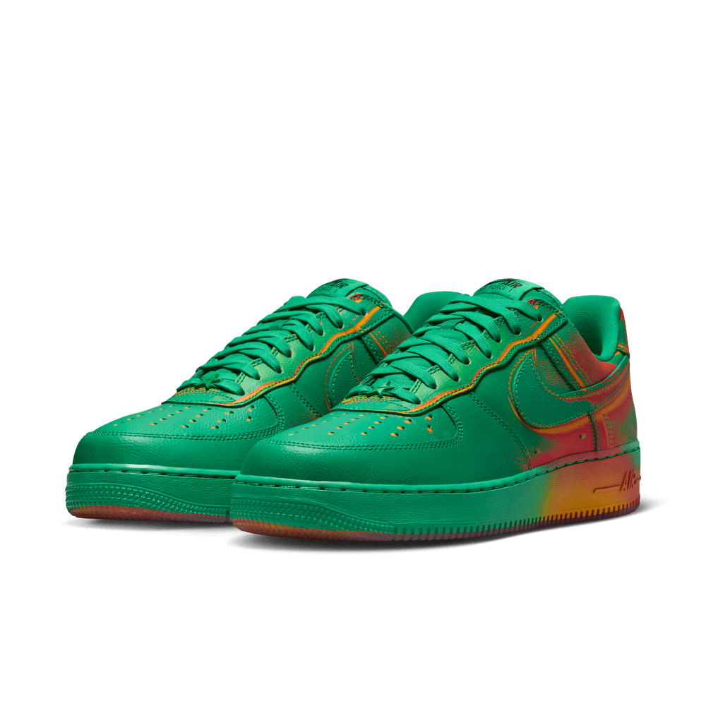 Nike Air Force 1 Low Retro Men's Shoes 'Green/Crimson/Orange'