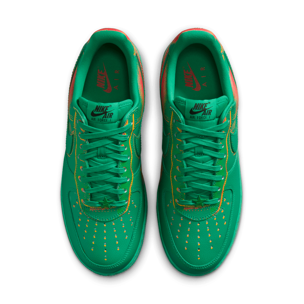 Nike Air Force 1 Low Retro Men's Shoes 'Green/Crimson/Orange'