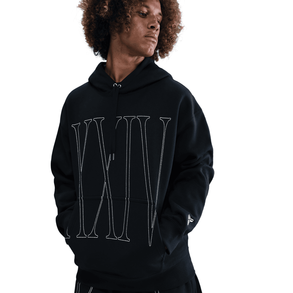 Kobe Bryant Kobe Men's Pullover Basketball Hoodie 'Black/White'