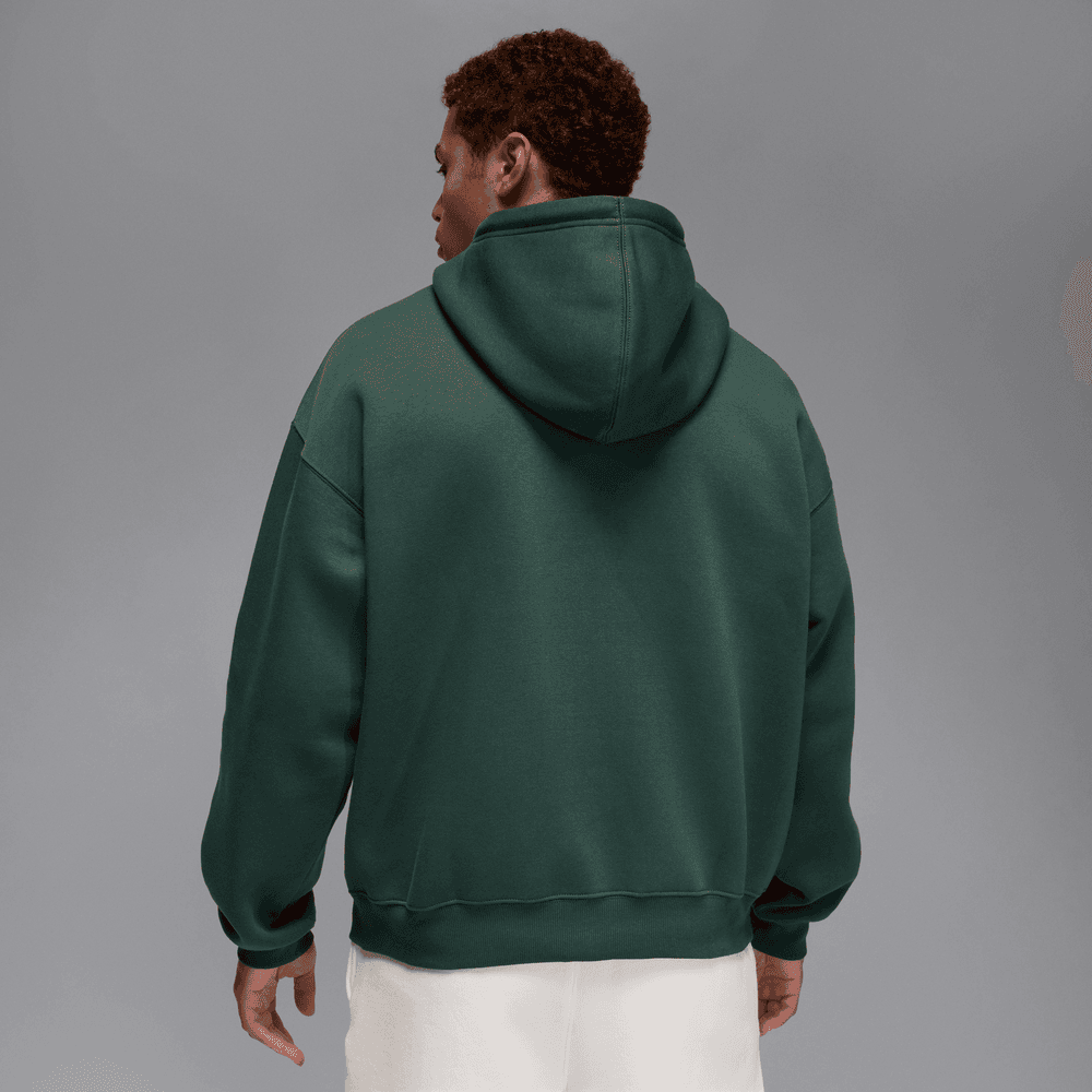 Jordan Brooklyn Fleece Men's Oversized Full-Zip Hoodie 'Midnight Green/Sail'