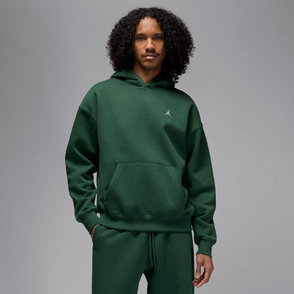 Jordan Brooklyn Fleece Men's Oversized Pullover Hoodie 'Green/Sail'