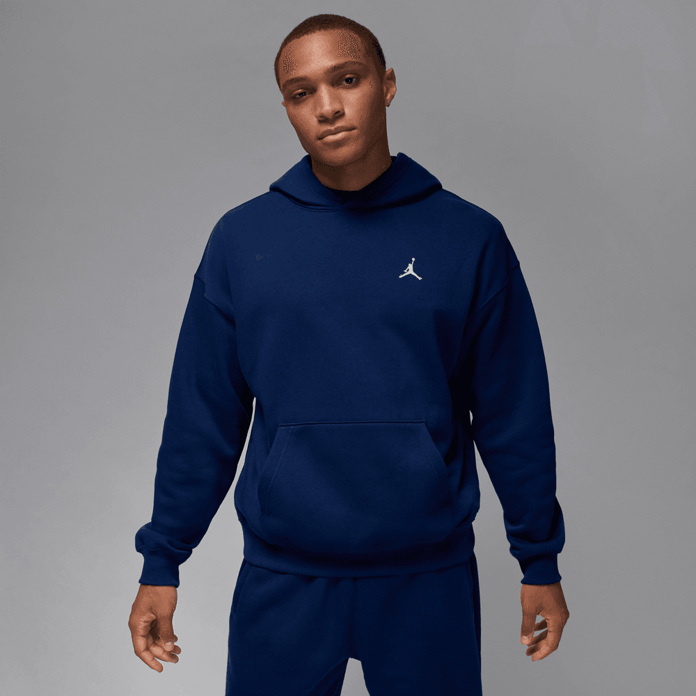 Jordan Brooklyn Fleece Men's Oversized Pullover Hoodie 'Blue Void'