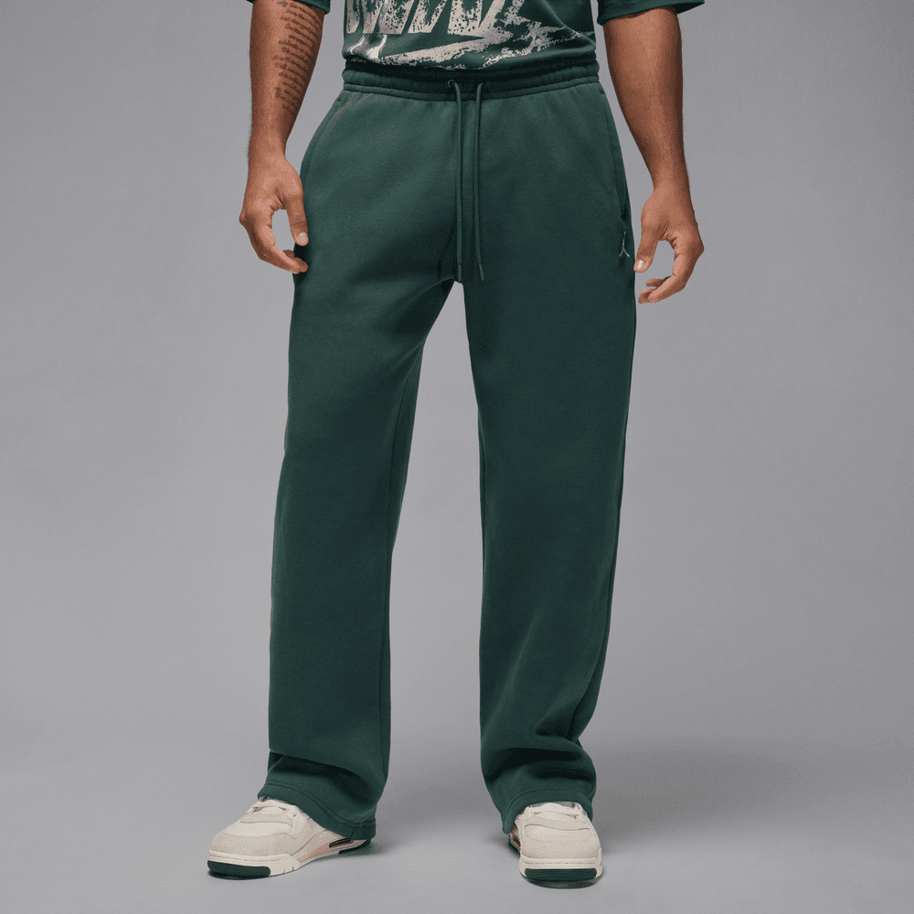 Jordan Brooklyn Fleece Men's Oversized Open-Hem Pants 'Midnight Green/Sail'