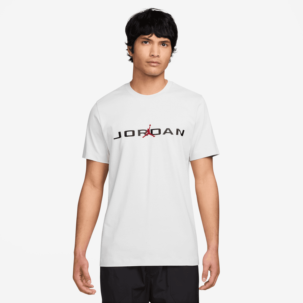 Jordan Air Men's T-Shirt 'White/Black/Red'