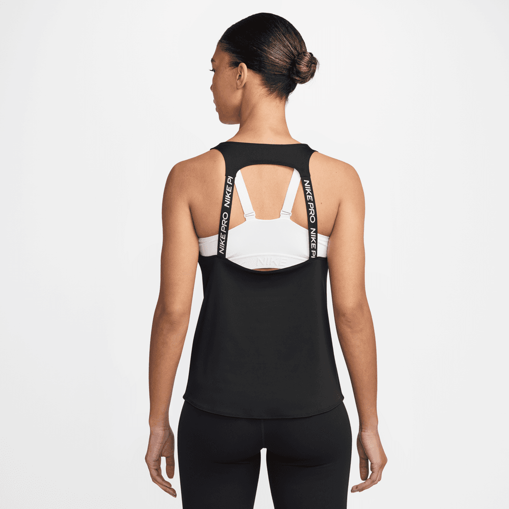 Nike Pro Women's Dri-FIT Tank Top 'Black/White'