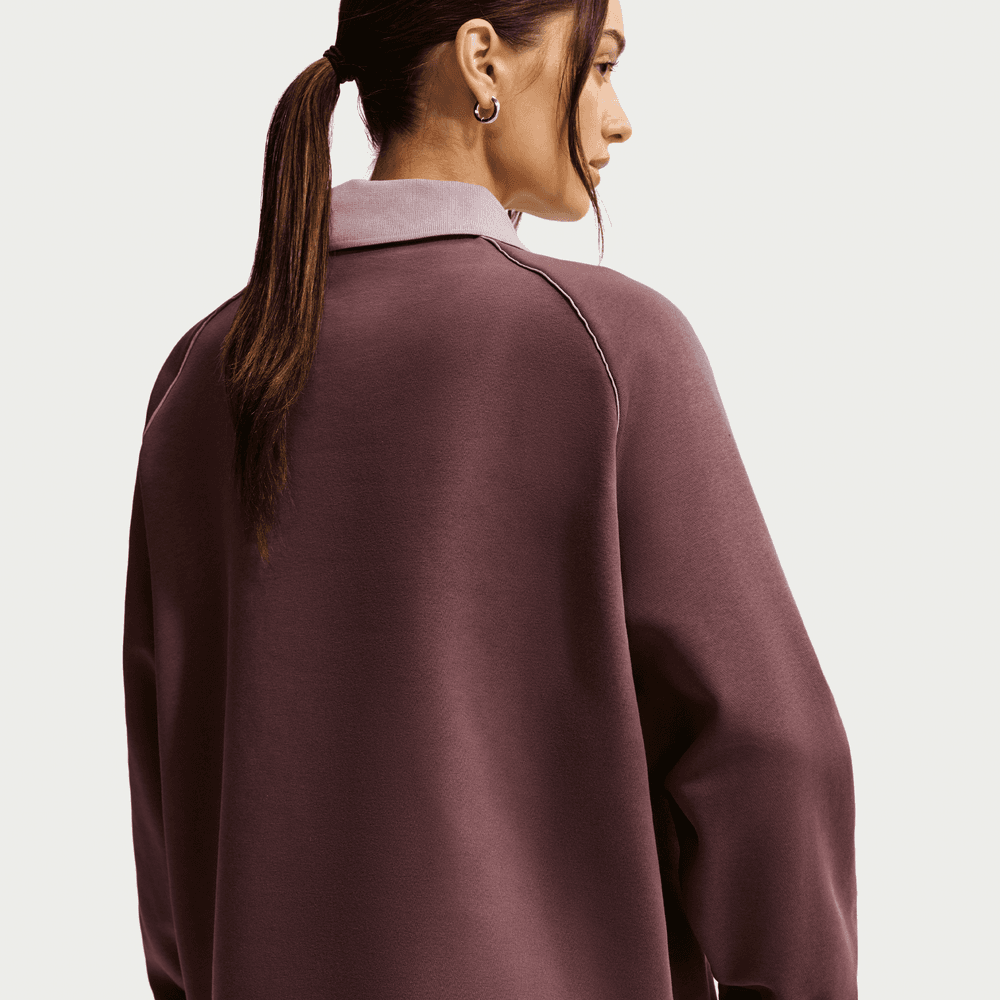 Nike Sportswear Phoenix Fleece Women's Oversized Graphic Polo Top 'Tattoo'