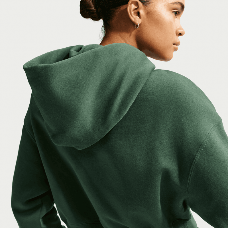 Nike Sportswear Phoenix Fleece Women's Oversized Cropped Henley Hoodie 'Green'