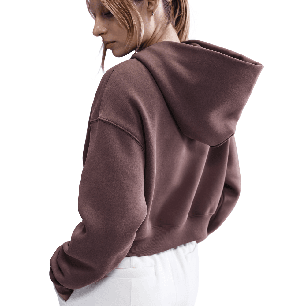 Nike Sportswear Phoenix Fleece Women's Oversized Cropped Henley Hoodie 'Tattoo'