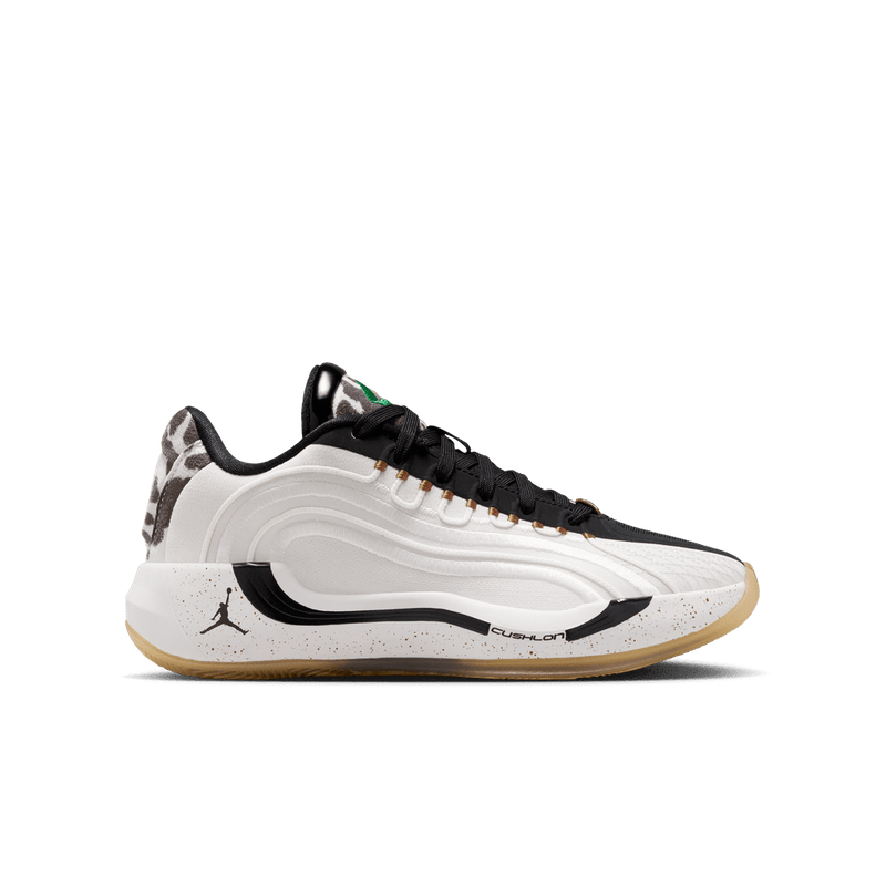 Luka 4 "Gone Ranching" Big Kids' Basketball Shoes (GS) 'White/Pine Green/Gold'