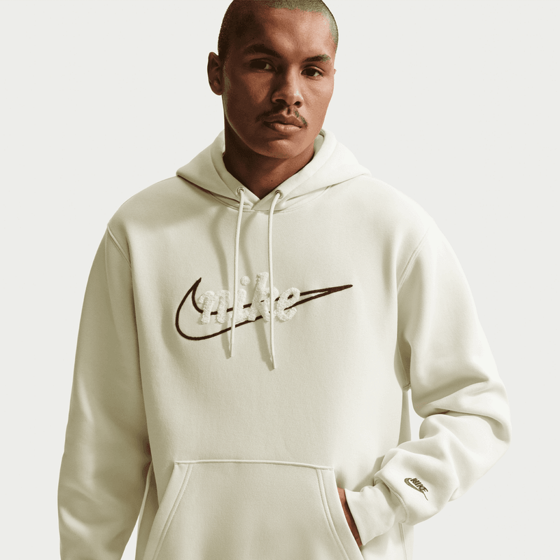 Nike Sportswear Club Men's Fleece Hoodie 'Light Khaki'