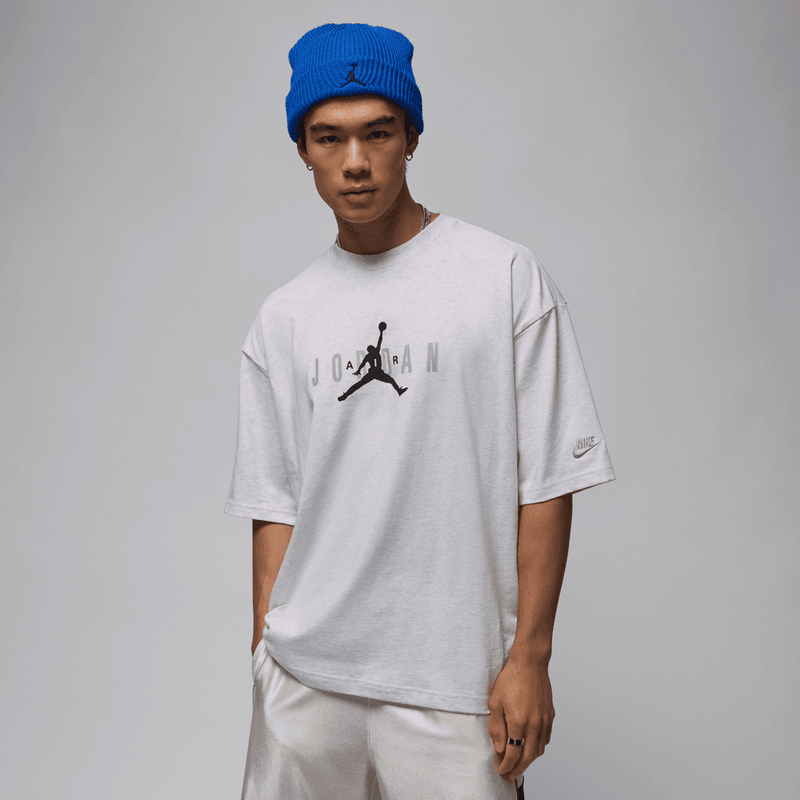 Jordan Brooklyn Men's Oversized T-Shirt 'Birch Heather'
